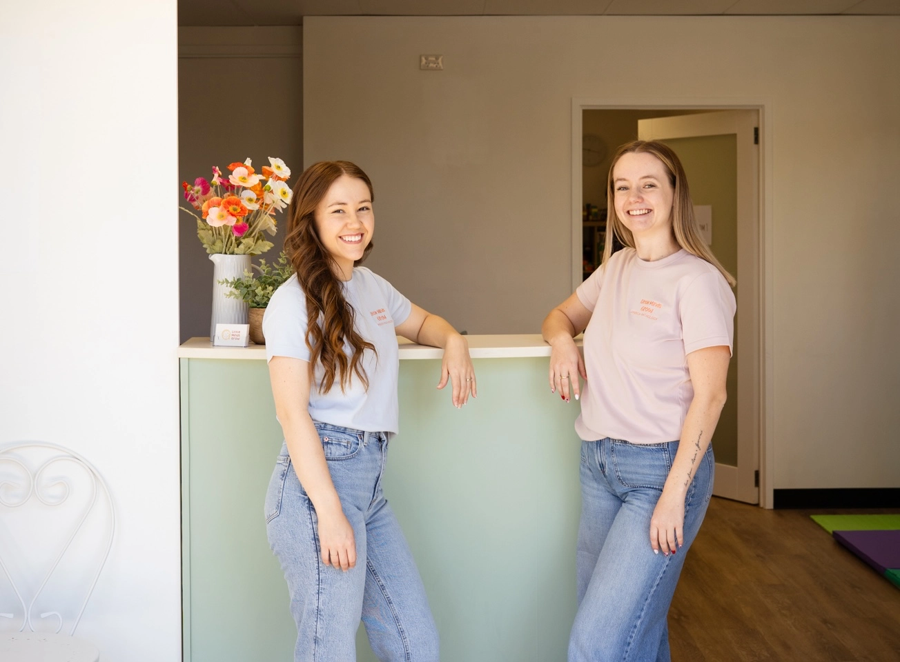 Speech pathologist team at clinic